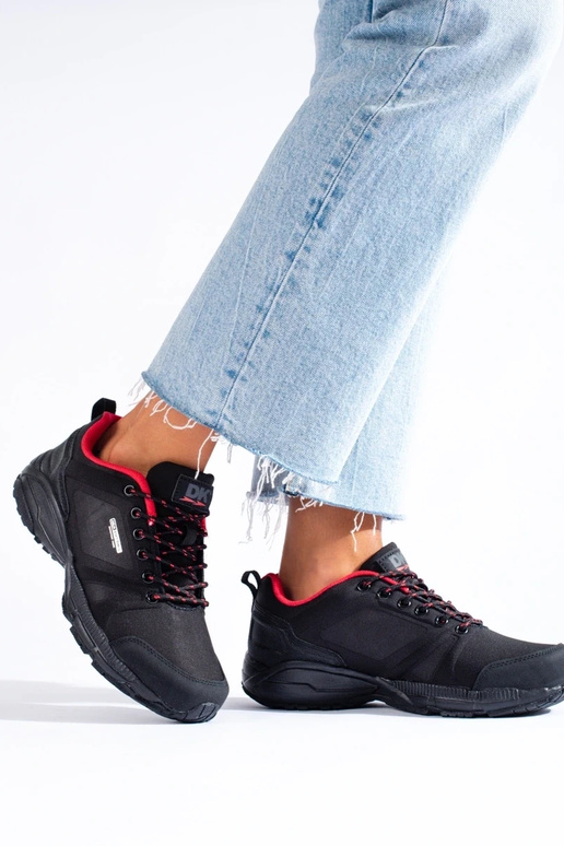 Trekking shoes DK black Red Trekking shoes DK black Red