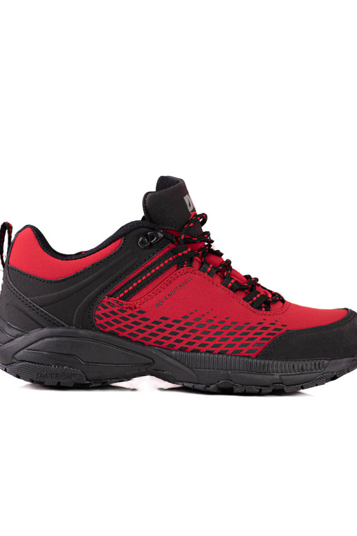 Trekking shoes on a thick sole DK Red Trekking shoes on a thick sole DK Red