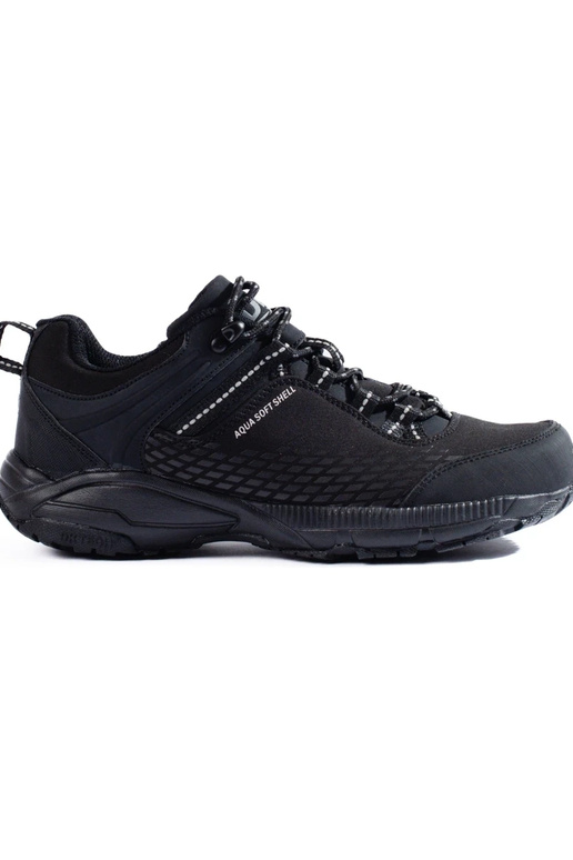 Trekking shoes on a thick sole DK black Trekking shoes on a thick sole DK black