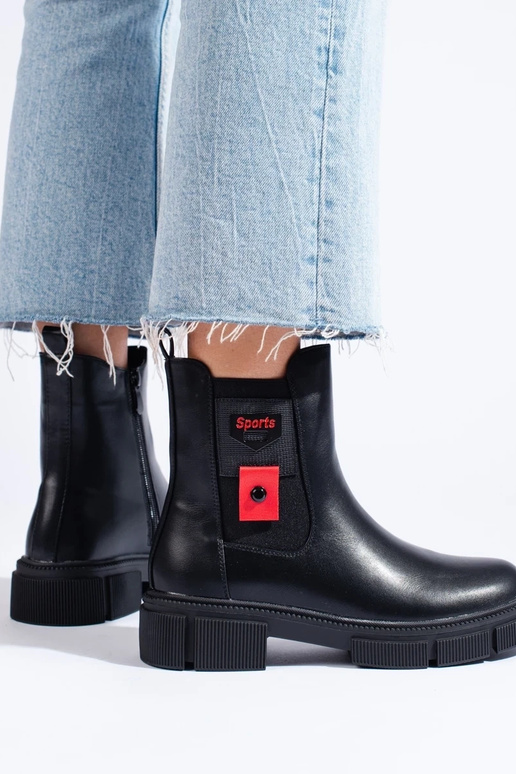 black INomens boots Inith platform black INomens boots Inith platform