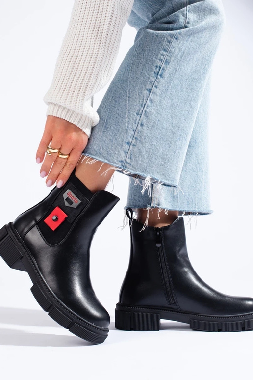 black INomens boots Inith platform black INomens boots Inith platform