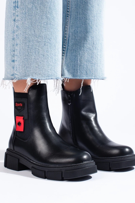 black INomens boots Inith platform black INomens boots Inith platform