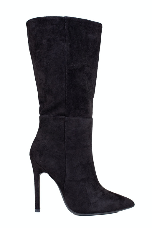 Boots on a high heel black Boots on a high heel black