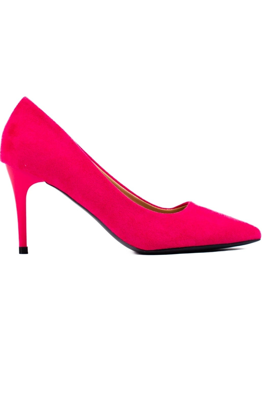 pink High heels Shelovet from eco suede pink High heels Shelovet from eco suede