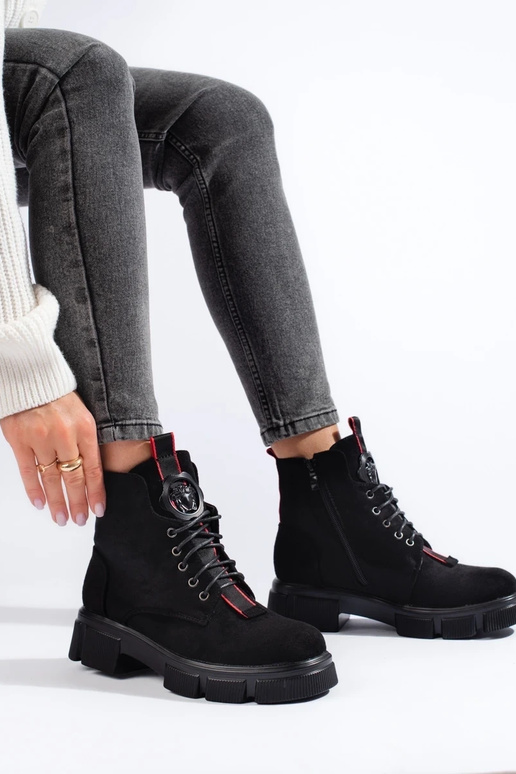 INomens boots laced of suede light INomens boots laced of suede light