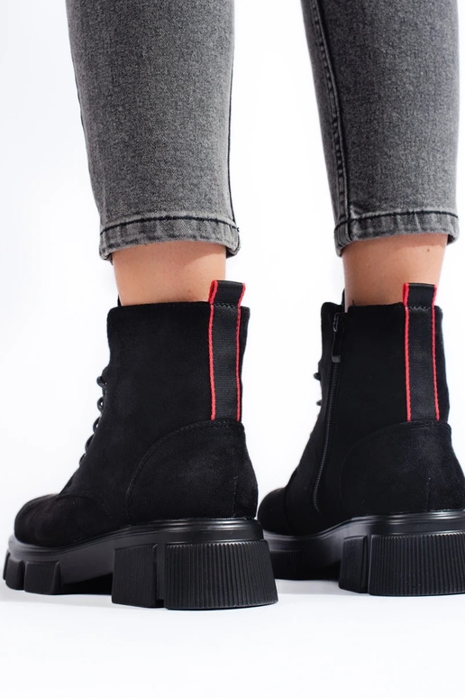 INomens boots laced of suede light INomens boots laced of suede light