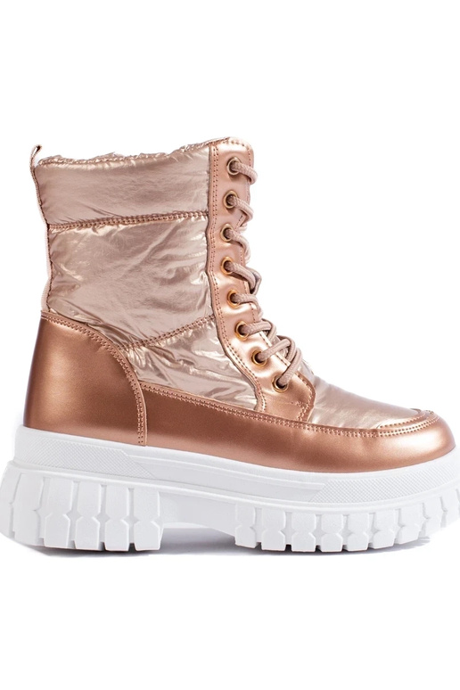 gold color INomens snoIn boots Inith... gold color INomens snoIn boots Inith...