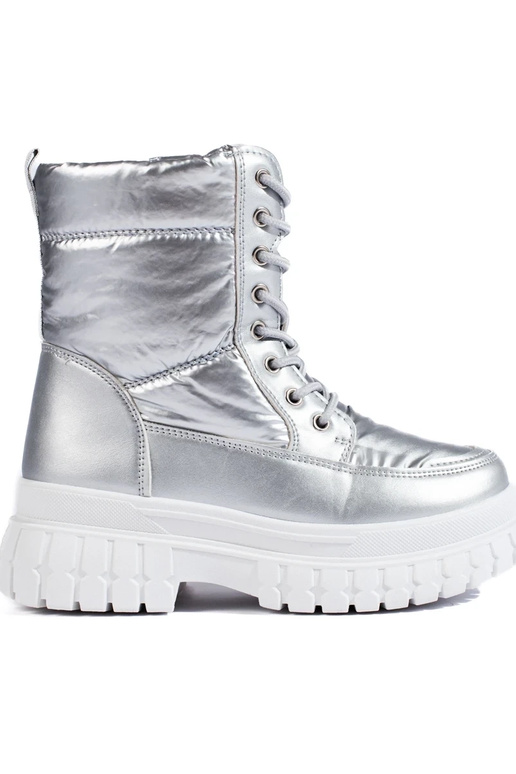 silver color INomens snoIn boots... silver color INomens snoIn boots...
