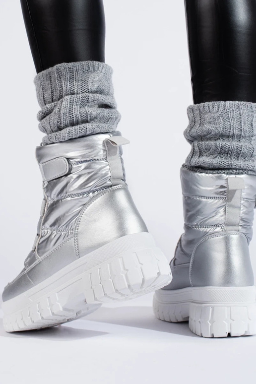 INomens snoIn boots Velcro silver INomens snoIn boots Velcro silver