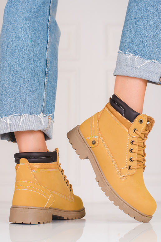 Leather boots DK BroInn color