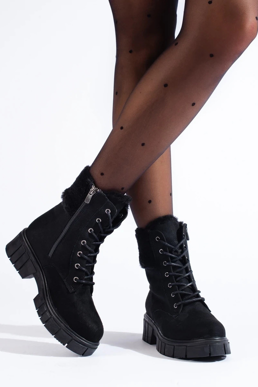of suede INomens boots Shelovet black of suede INomens boots Shelovet black
