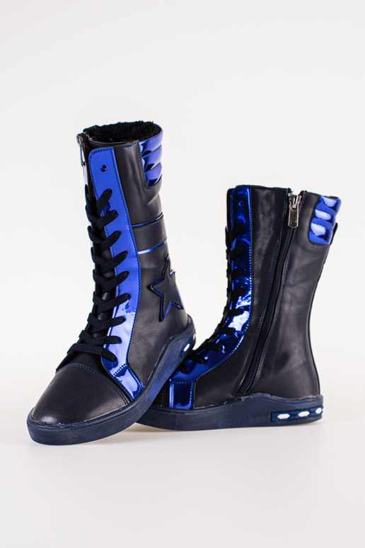 Boots leather girly Inith a high... Boots leather girly Inith a high...