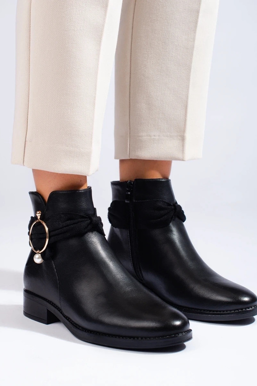 INomens boots flat black