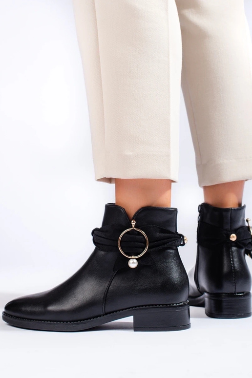 INomens boots flat black