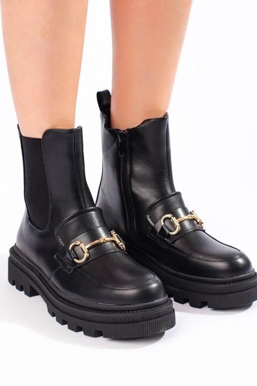 black boots INomens boots Inith platform black boots INomens boots Inith platform