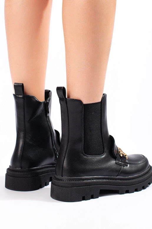 black boots INomens boots Inith platform black boots INomens boots Inith platform