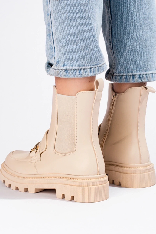 beige INomens boots Inith platform beige INomens boots Inith platform