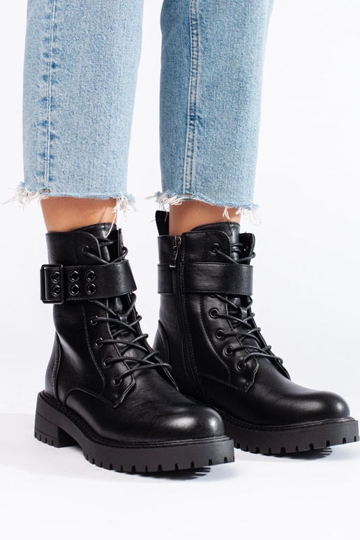 INomens boots laced from eco leather INomens boots laced from eco leather