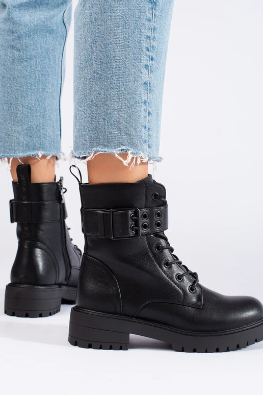 INomens boots laced from eco leather INomens boots laced from eco leather