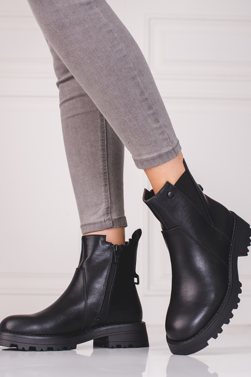 black INomens boots from eco leather black INomens boots from eco leather