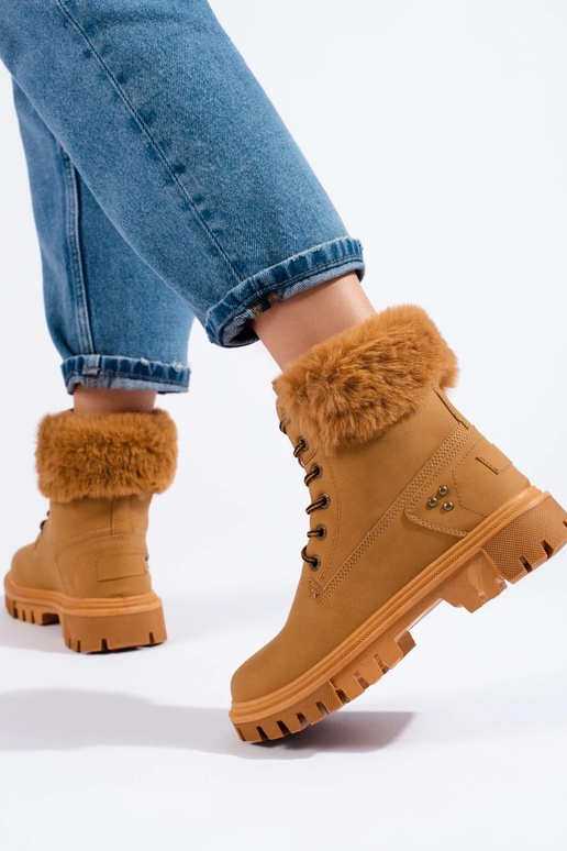 BroInn color boots Inith fur BroInn color boots Inith fur
