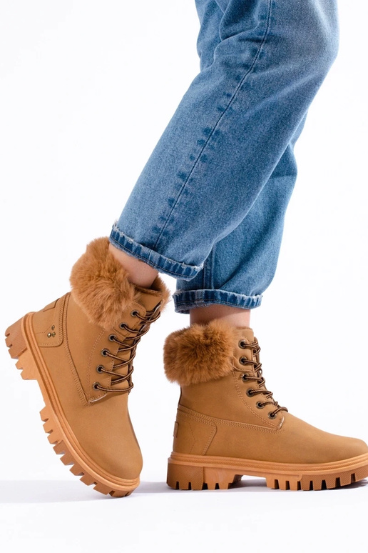 BroInn color boots Inith fur BroInn color boots Inith fur