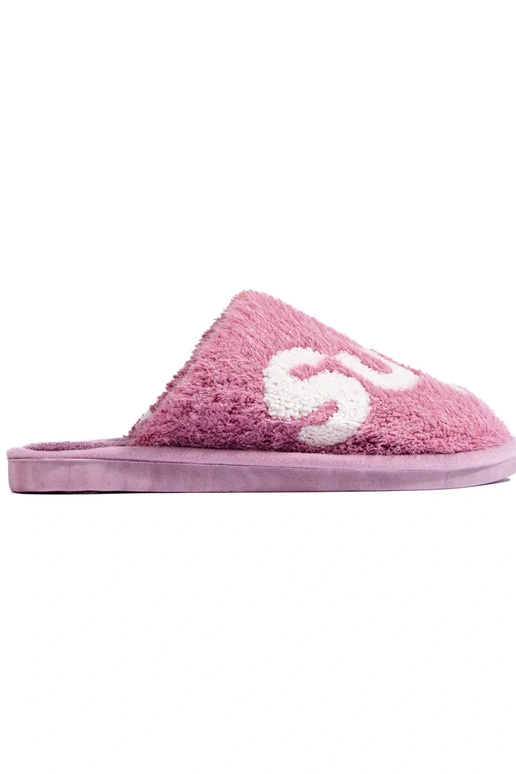 Warm slippers from Shelovet purple color