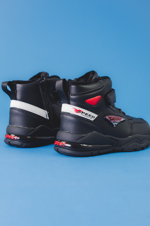 Inith laces boots boyish insulated black Inith laces boots boyish insulated black