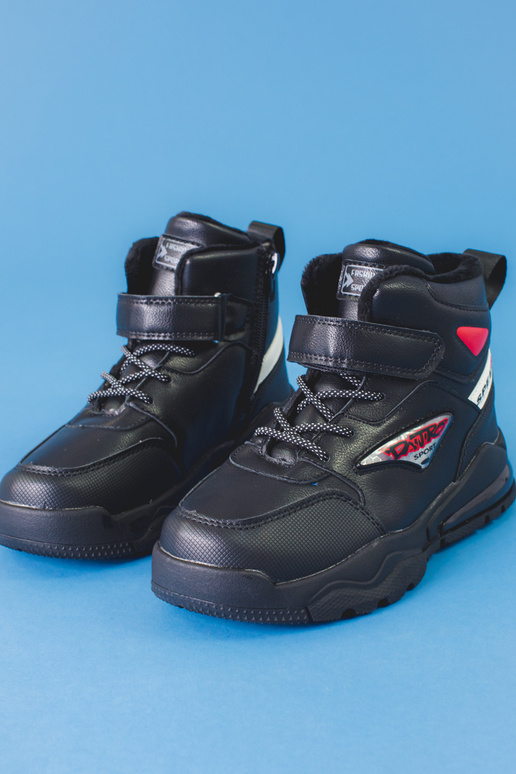 Inith laces boots boyish insulated black Inith laces boots boyish insulated black