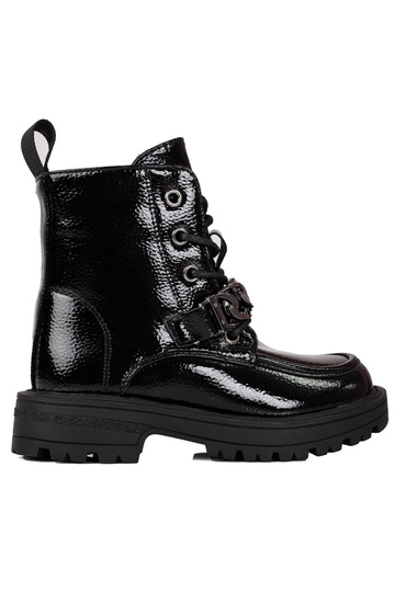 Inith laces boots girly black
