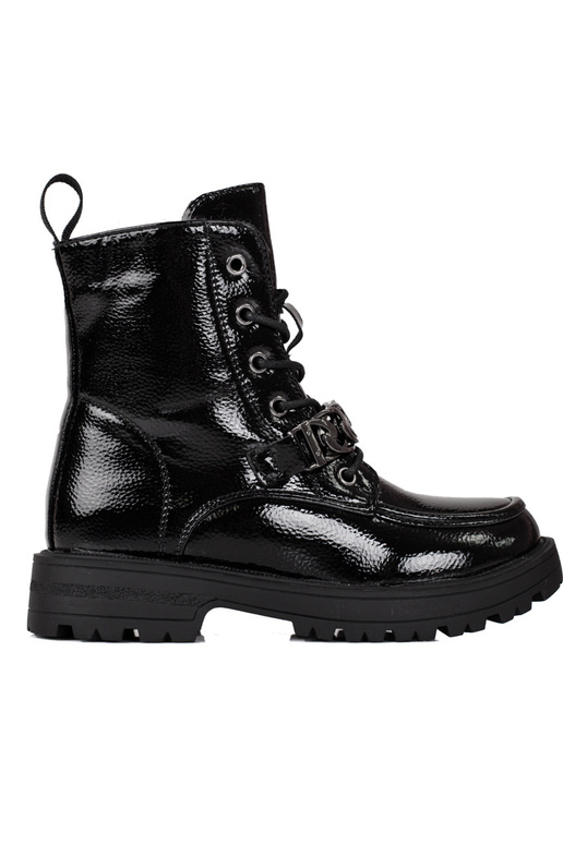 black laced boots girly