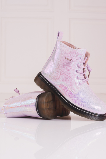 Boots girly shiny pink 2