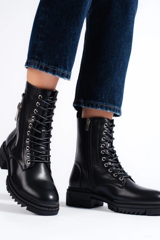 black Inomens boots Potocki