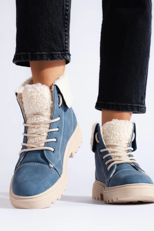 INomens boots Inith sheepskin blue INomens boots Inith sheepskin blue