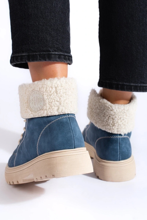 INomens boots Inith sheepskin blue INomens boots Inith sheepskin blue