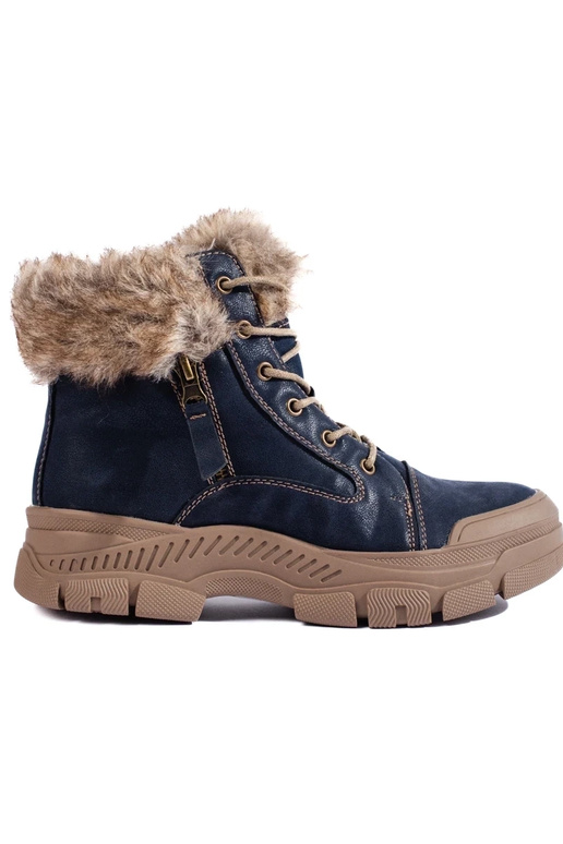 dark blue INomens boots Inith fur dark blue INomens boots Inith fur