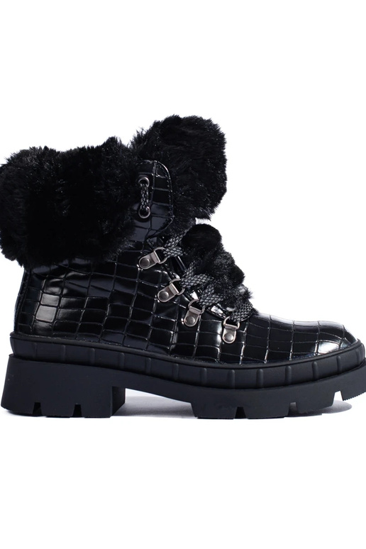 shoes Inomens Inith fur black