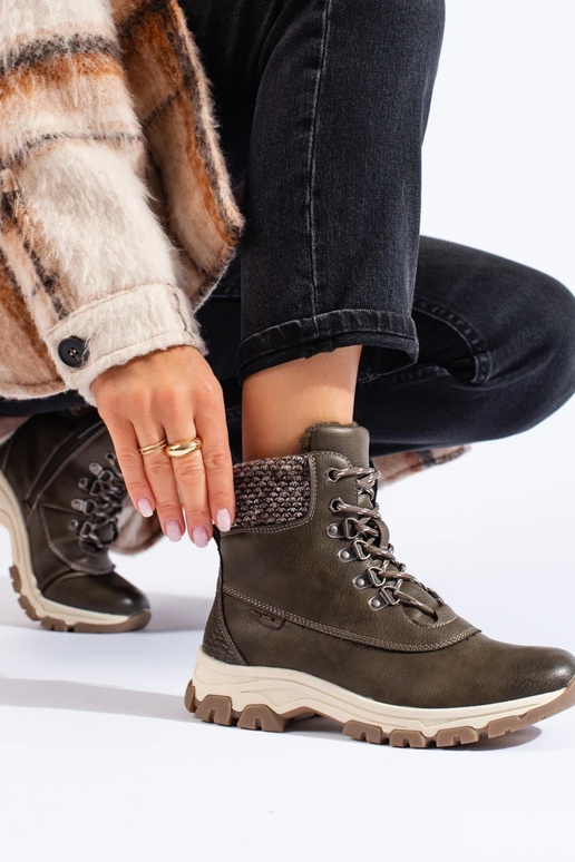 shoes Inomens Inith platform darkgreen