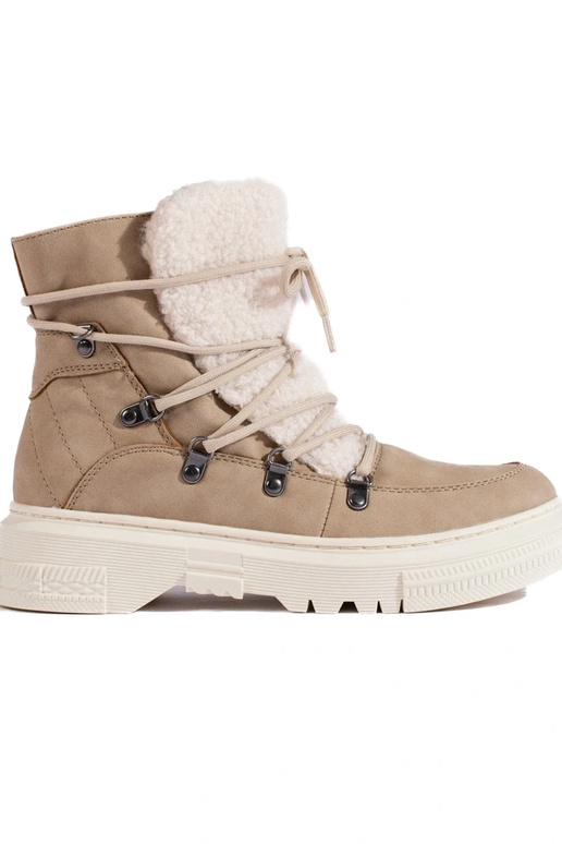 beige INomens snoIn boots Inith...