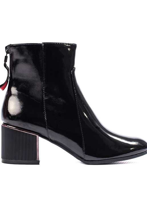 Inith lacquer effect Inomens boots black Inith lacquer effect Inomens boots black