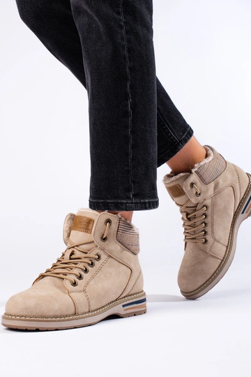 boots insulated Inomens beige 2