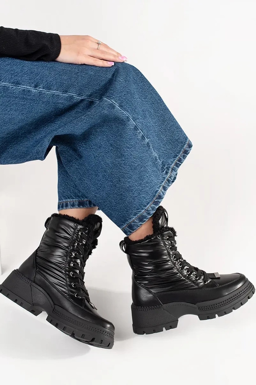 INomens snoIn boots Inith platform black INomens snoIn boots Inith platform black