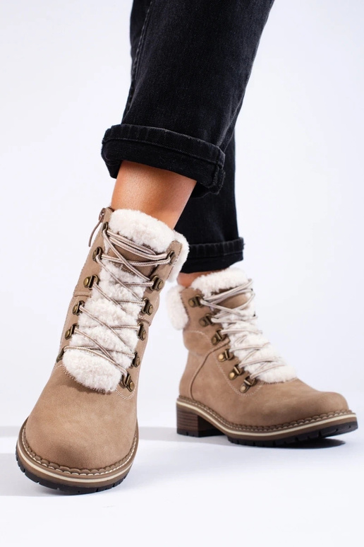 shoes Inomens Inith sheepskin beige shoes Inomens Inith sheepskin beige