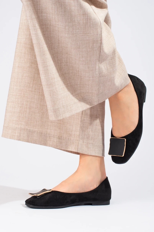 black of suede ballerinas Shelovet black of suede ballerinas Shelovet