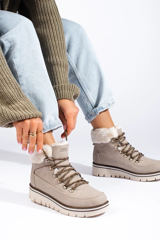 boots Inomens Inith platform beige boots Inomens Inith platform beige