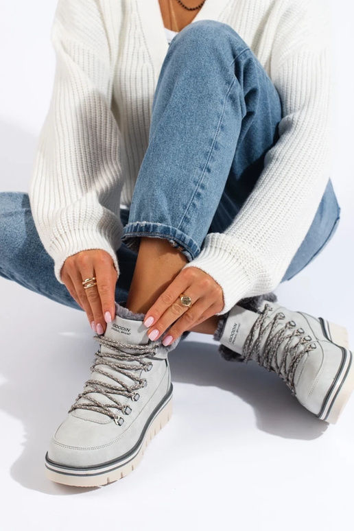 boots Inomens Inith platform gray