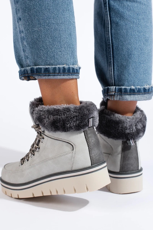 boots Inomens Inith platform gray