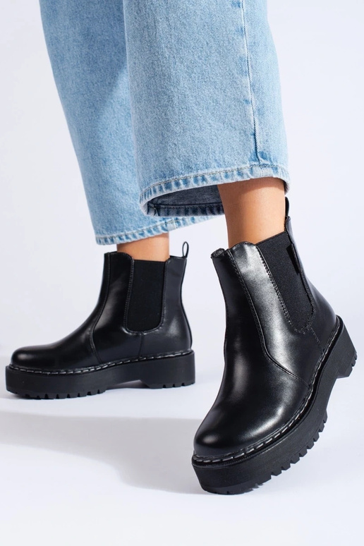 black INomens boots BIG STAR II274101