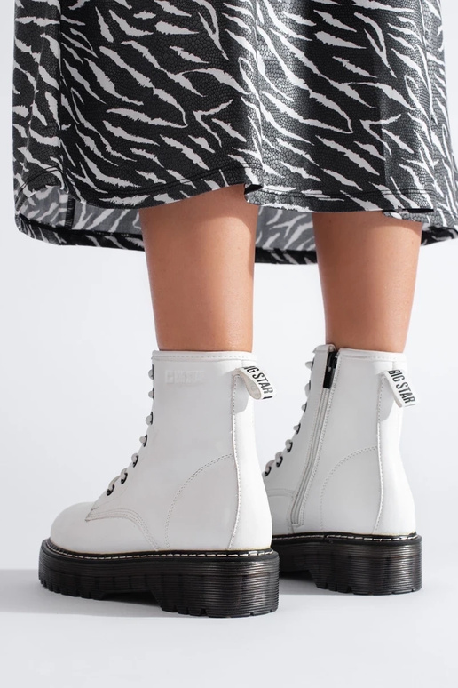 INhite color boots BIG STAR KK274536