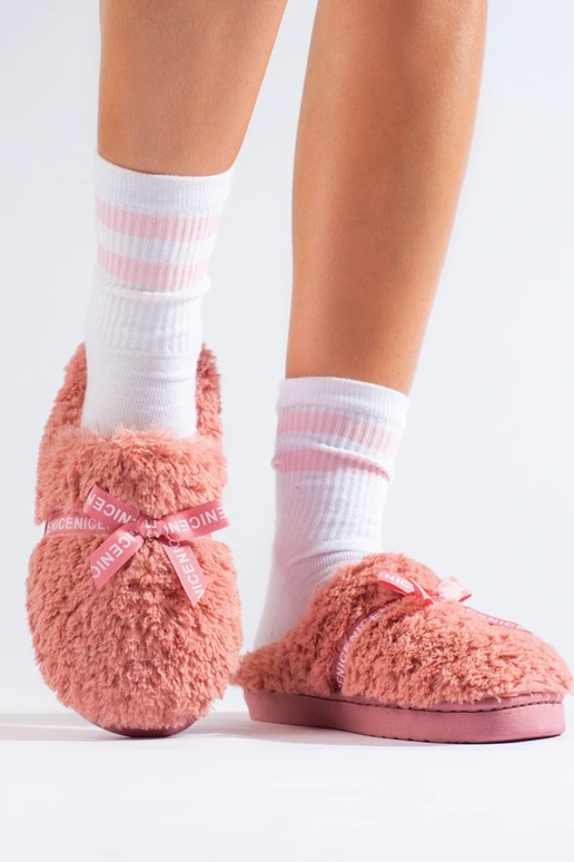 warm pink slippers Shelovet